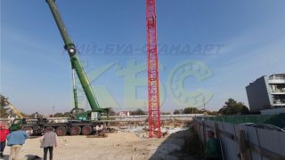 Монтаж башенного крана TGM 6015-8T