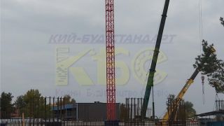 Монтаж башенного крана TGM 6015-8T