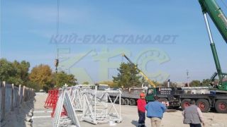 Монтаж башенного крана TGM 6015-8T